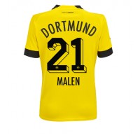 Dres Borussia Dortmund Donyell Malen #21 Domaci za Žensko 2022-23 Kratak Rukav